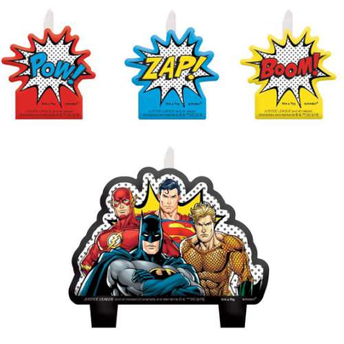 Justice League Candle Set - Click Image to Close